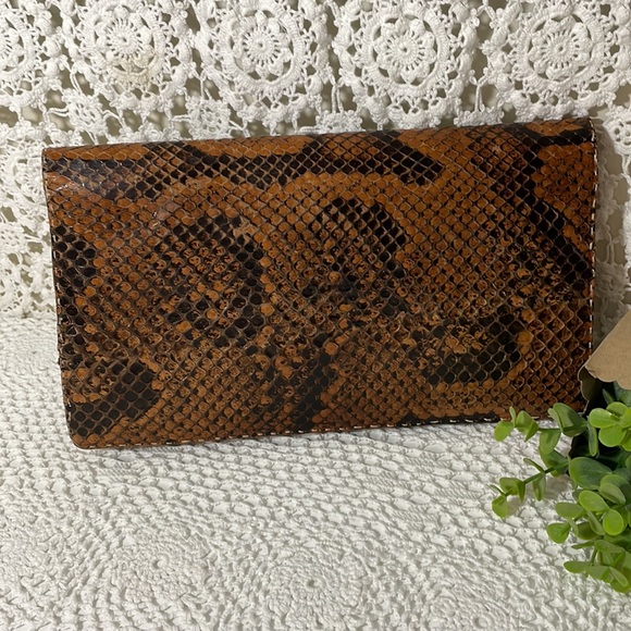 Vintage authentic reptile/snake skin clutch - Picture 3 of 8